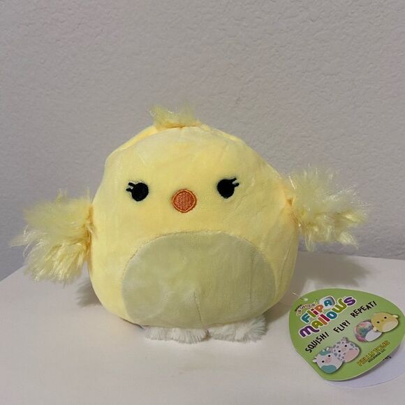 5” Squishmallow Flip-a-Mallow Candy the Bunny Rabbit Aimee the Chick NWT - Picture 7 of 8